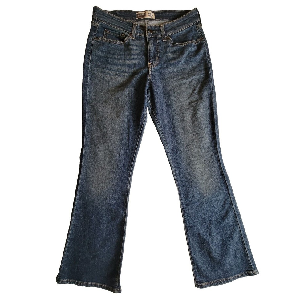 Levi's Signature Modern Bootcut Blue Jeans Womens 8 S/C 30 Wx 29 L Mid Rise Boot